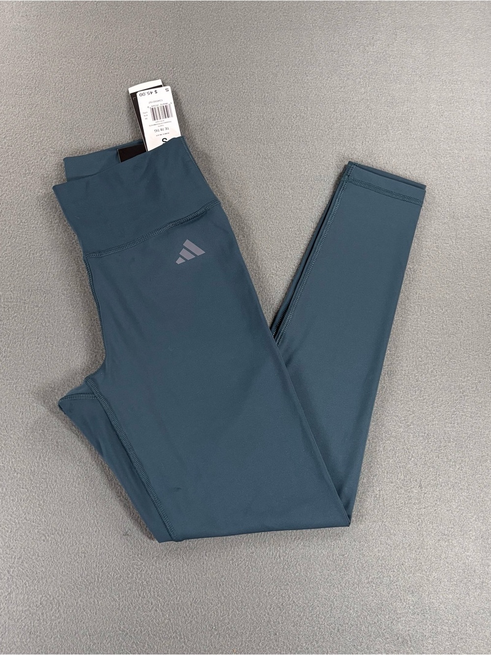 Adidas Essentials High-Waisted 7/8 Women Training Tight Arctic Night Size Small